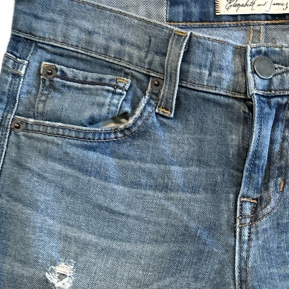 Elizabeth And James Textile Stewart Low Rise Split Hem Jeans - Picture 4 of 16